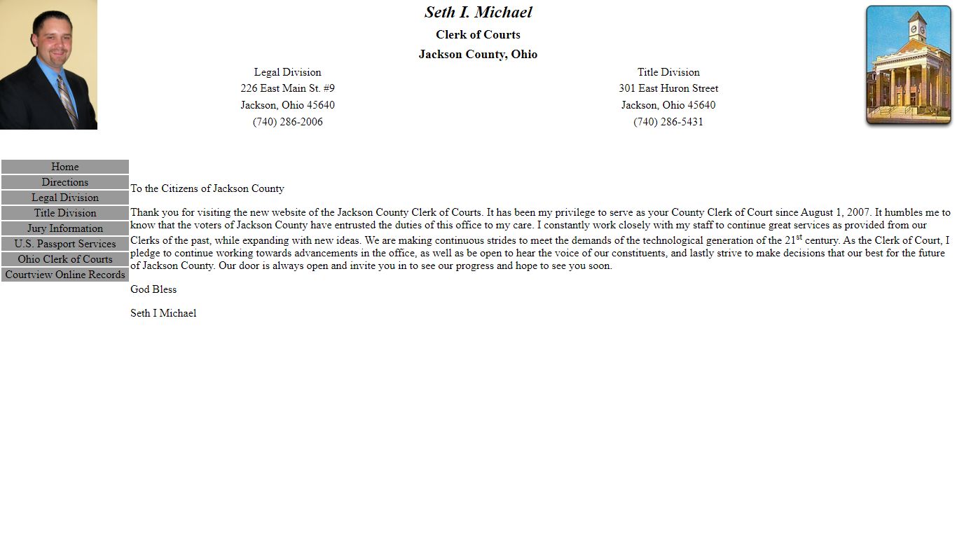 Seth I. Michael - Clerk of Courts